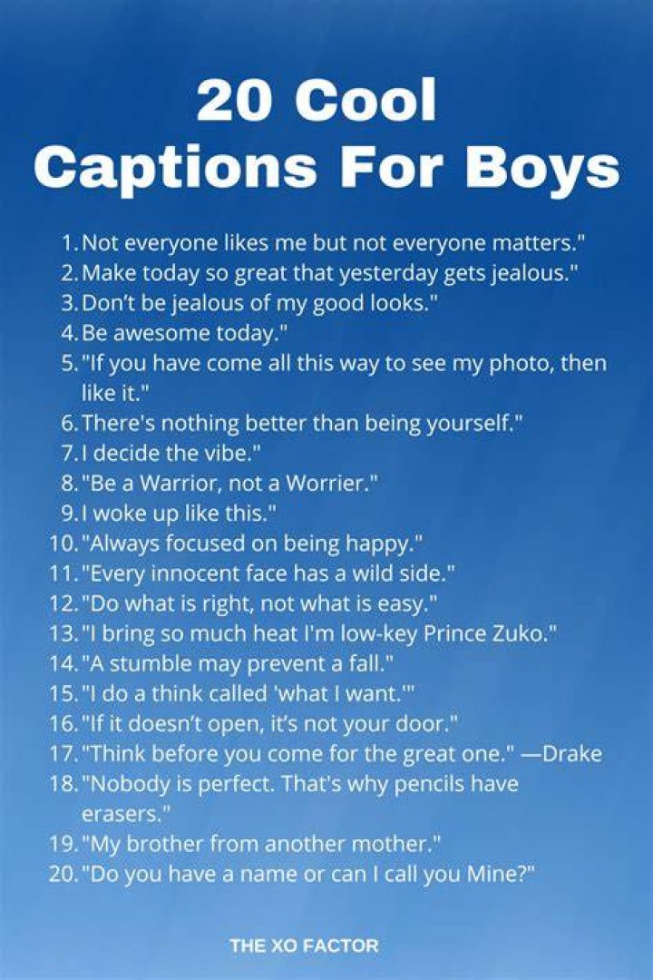Unlock The Ultimate Guide To Dope IG Captions For Guys